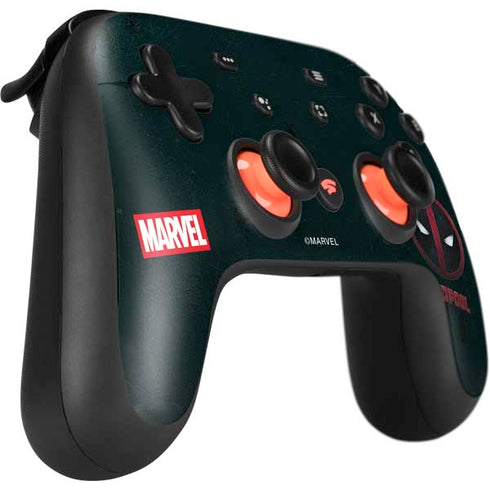 Marvel Deadpool Legacy Deadpool Logo Google Stadia Controller Skin