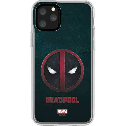 Marvel Deadpool Legacy Deadpool Logo iPhone 11 Pro Clear Case