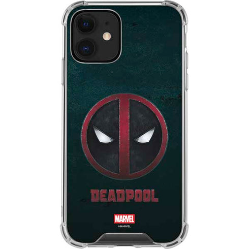 Marvel Deadpool Legacy Deadpool Logo iPhone 12 Clear Case
