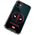 Marvel Deadpool Legacy Deadpool Logo iPhone 12 Clear Case