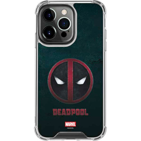 Marvel Deadpool Legacy Deadpool Logo iPhone 13 Pro Clear Case