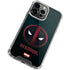 Marvel Deadpool Legacy Deadpool Logo iPhone 13 Pro Clear Case