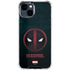 Marvel Deadpool Legacy Deadpool Logo iPhone 14 Clear Case