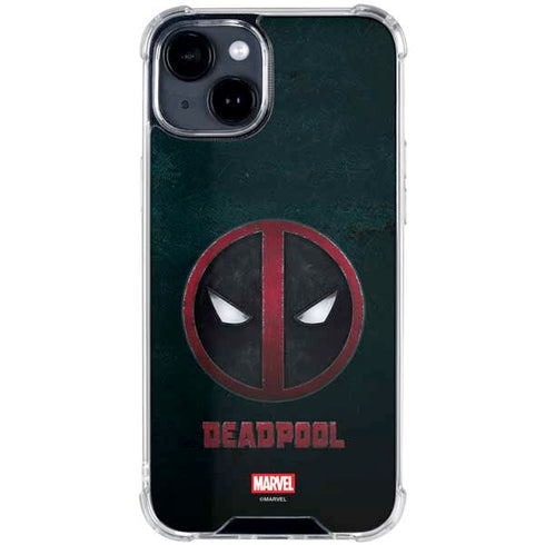 Marvel Deadpool Legacy Deadpool Logo iPhone 14 Plus Clear Case