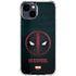 Marvel Deadpool Legacy Deadpool Logo iPhone 14 Plus Clear Case