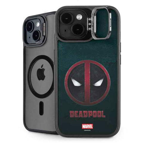 Marvel Deadpool Legacy Deadpool Logo iPhone 14 Plus Kickstand Case