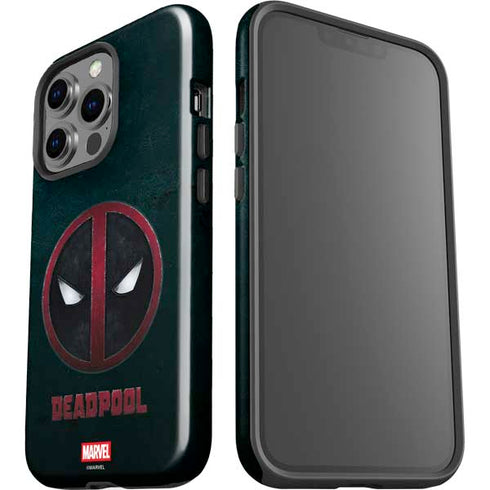 Marvel Deadpool Legacy Deadpool Logo iPhone 14 Pro Impact Case