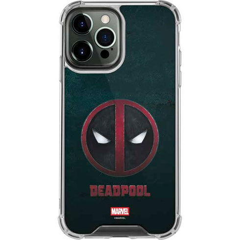 Marvel Deadpool Legacy Deadpool Logo iPhone 14 Pro Max Clear Case