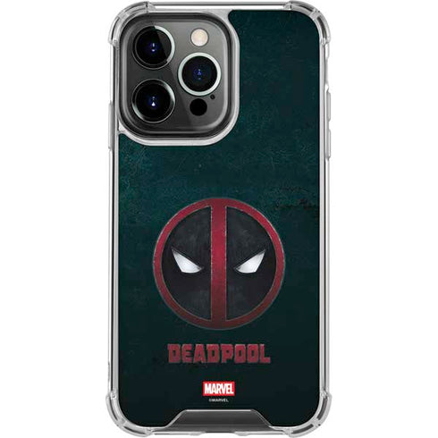 Marvel Deadpool Legacy Deadpool Logo iPhone 15 Pro Clear Case
