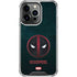 Marvel Deadpool Legacy Deadpool Logo iPhone 15 Pro Clear Case
