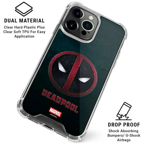 Marvel Deadpool Legacy Deadpool Logo iPhone 15 Pro Clear Case