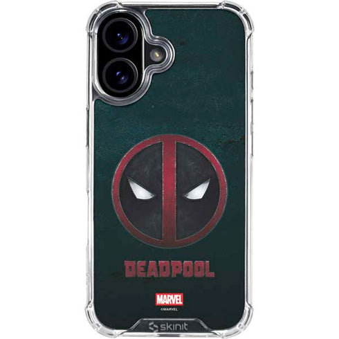 Marvel Deadpool Legacy Deadpool Logo iPhone 16 Clear Case