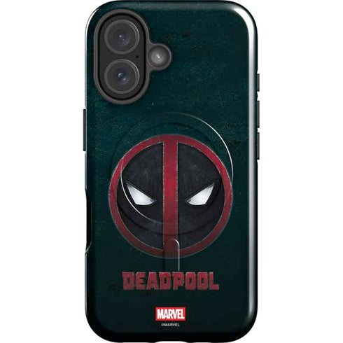 Marvel Deadpool Legacy Deadpool Logo iPhone 16 Magsafe Impact Case