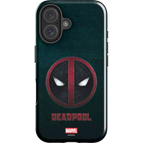 Marvel Deadpool Legacy Deadpool Logo iPhone 16 Plus Impact Case