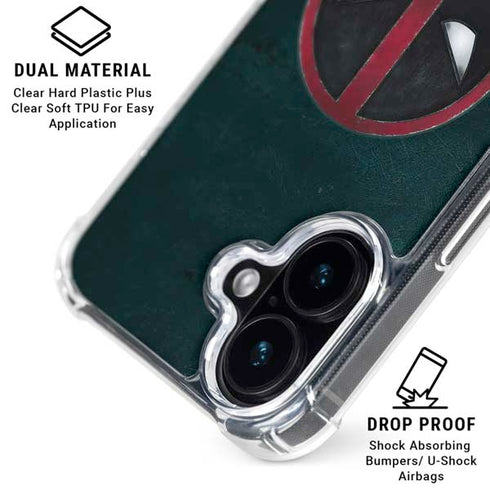 Marvel Deadpool Legacy Deadpool Logo iPhone 16 Plus MagSafe Case