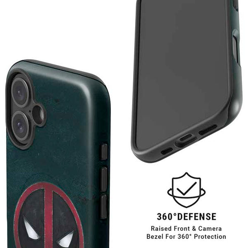 Marvel Deadpool Legacy Deadpool Logo iPhone 16 Plus Magsafe Impact Case
