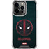 Marvel Deadpool Legacy Deadpool Logo iPhone 16 Pro Max Clear Case