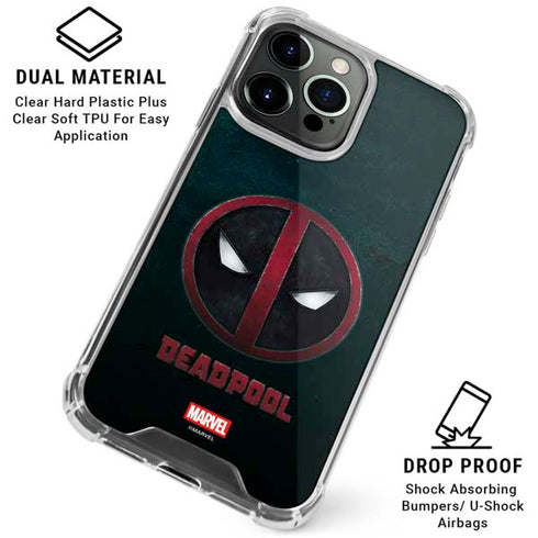 Marvel Deadpool Legacy Deadpool Logo iPhone 16 Pro Max Clear Case