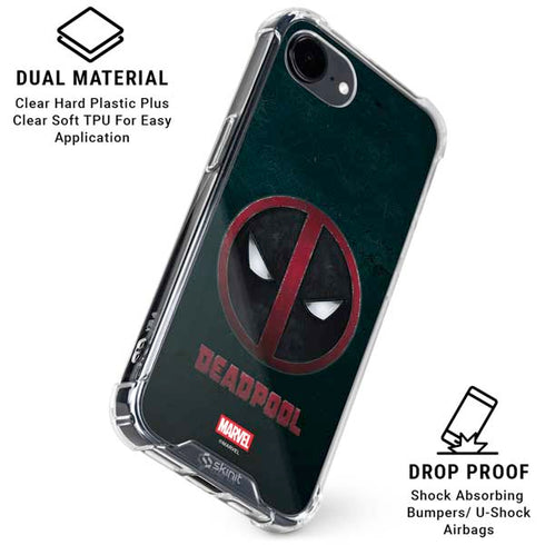Marvel Deadpool Legacy Deadpool Logo iPhone 16e Clear Case