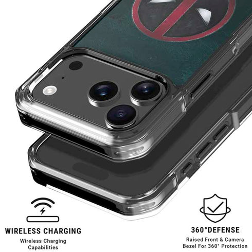 Marvel Deadpool Legacy Deadpool Logo iPhone 18 Pro Clear Case