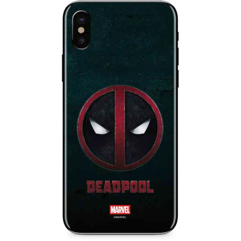 Marvel Deadpool Legacy Deadpool Logo iPhone XS Max Skin