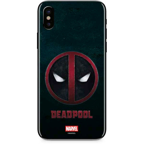 Marvel Deadpool Legacy Deadpool Logo iPhone XS Skin
