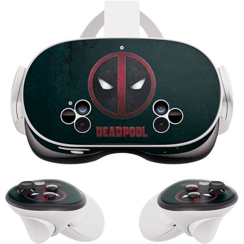 Marvel Deadpool Legacy Deadpool Logo Meta Quest 3S Skin