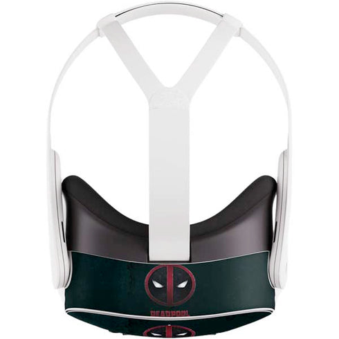 Marvel Deadpool Legacy Deadpool Logo Meta Quest 3S Skin