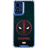 Marvel Deadpool Legacy Deadpool Logo Moto G Play 4G (2024) Clear Case