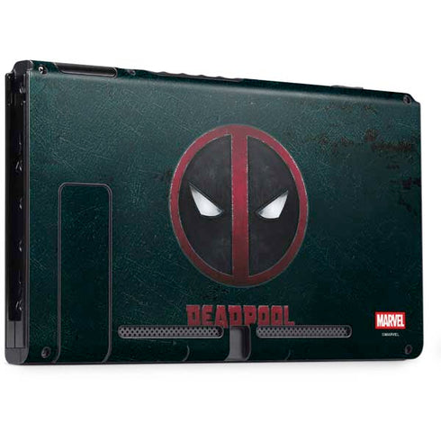 Marvel Deadpool Legacy Deadpool Logo Nintendo Switch Bundle Skin