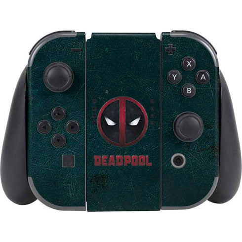 Marvel Deadpool Legacy Deadpool Logo Nintendo Switch (2017-2021) Joy-Con Controller Skin