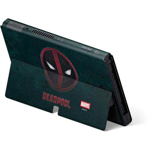 Marvel Deadpool Legacy Deadpool Logo Nintendo Switch OLED (2021) Skin