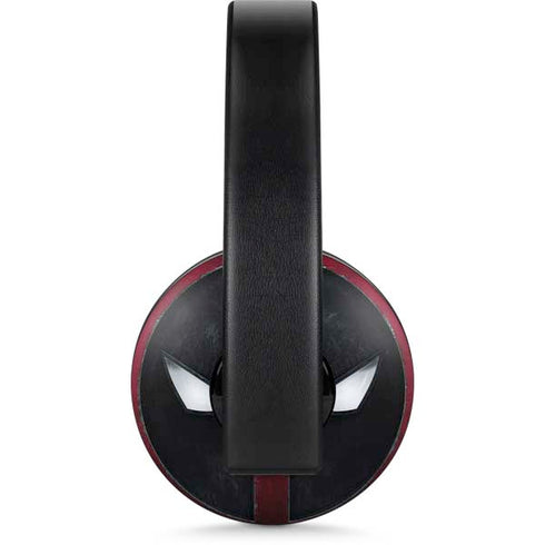 Marvel Deadpool Legacy Deadpool Logo PlayStation 4 Gold Wireless Headset Skin