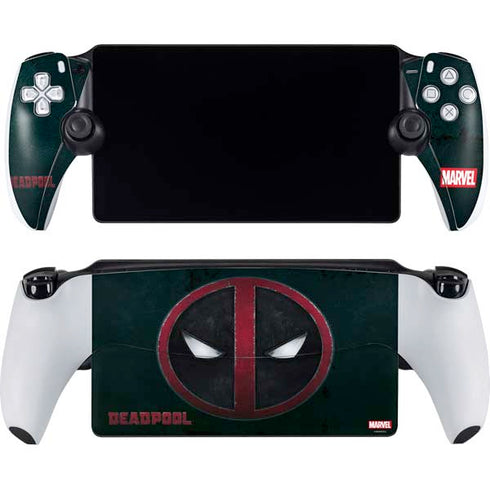 Marvel Deadpool Legacy Deadpool Logo PlayStation Portal Remote Player Skin