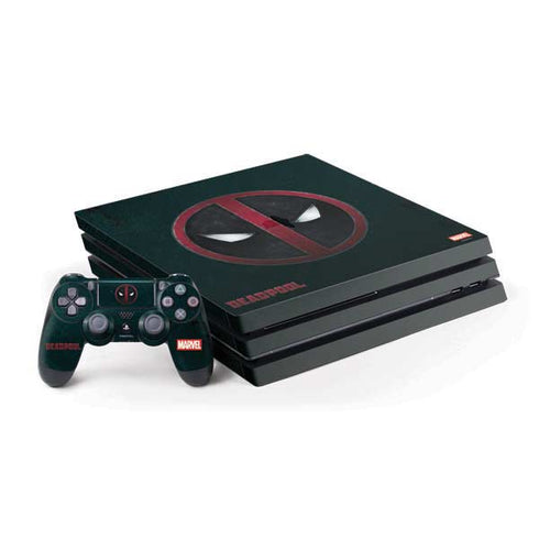 Marvel Deadpool Legacy Deadpool Logo PS4 Pro Bundle Skin