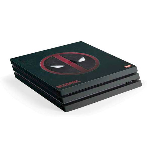 Marvel Deadpool Legacy Deadpool Logo PS4 Pro Console Skin