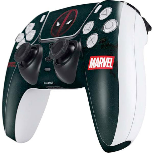 Marvel Deadpool Legacy Deadpool Logo PS5 Controller Skin
