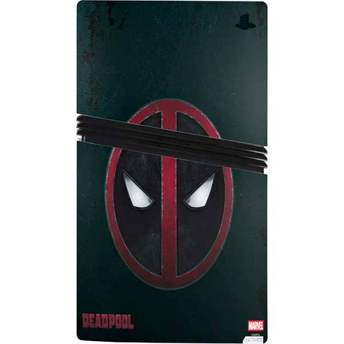 Marvel Deadpool Legacy Deadpool Logo PS5 Pro Bundle Skin