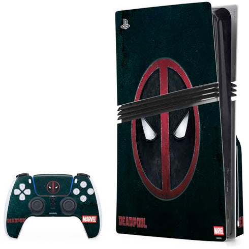 Marvel Deadpool Legacy Deadpool Logo PlayStation PS5 Skins