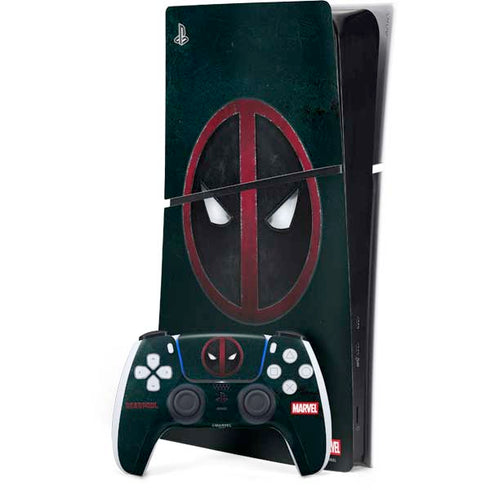 Marvel Deadpool Legacy Deadpool Logo PlayStation PS5 Skins