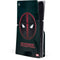 Marvel Deadpool Legacy Deadpool Logo PS5 Slim Disk Console Skin