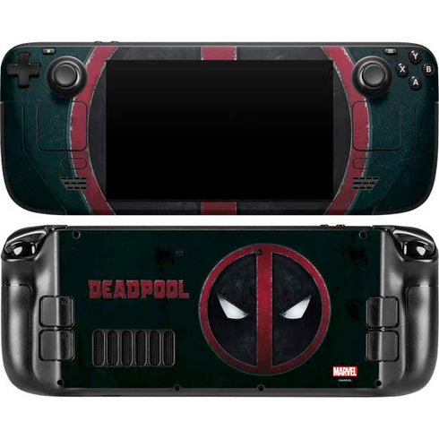 Marvel Deadpool Legacy Deadpool Logo Steam Deck Handheld Gaming Computer Skin