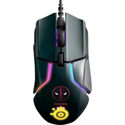Marvel Deadpool Legacy Deadpool Logo SteelSeries Rival 600 Gaming Mouse Skin