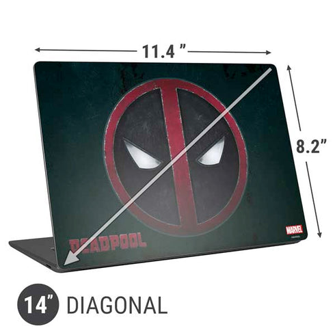 Marvel Deadpool Legacy Deadpool Logo Universal Laptop 14in (11.4 x 8.2in) Skin