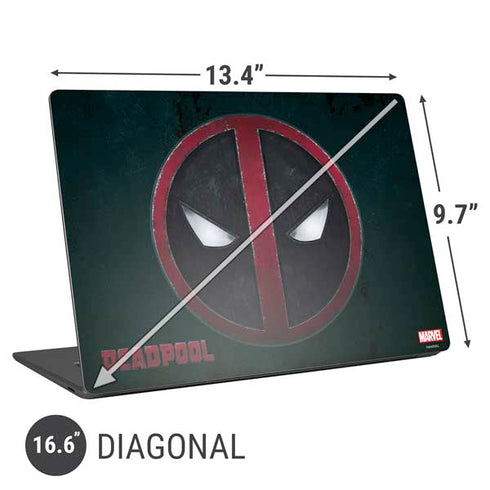 Marvel Deadpool Legacy Deadpool Logo Universal Laptop 16.6in (13.4 x 9.7in) Skin