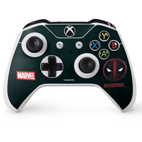 Marvel Deadpool Legacy Deadpool Logo Xbox One S Console and Controller Bundle Skin