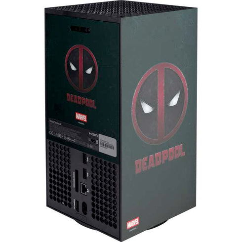 Marvel Deadpool Legacy Deadpool Logo Xbox Series X Console Skin