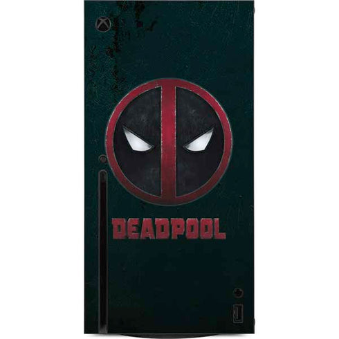 Marvel Deadpool Legacy Deadpool Logo Xbox Series X Console Skin