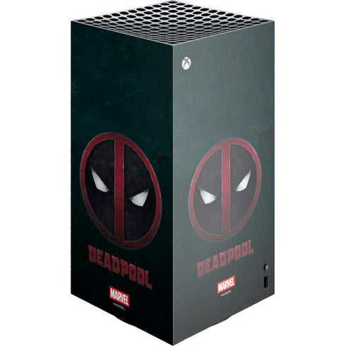 Marvel Deadpool Legacy Deadpool Logo XBox Series X Digital Edition Console Skin