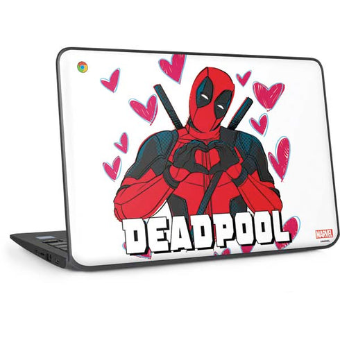 Marvel Deadpool Legacy Deadpool Love HP Chromebook Skin
